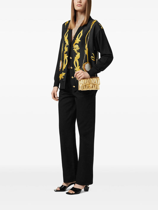 Versace Gold Nappa Mini Kleio Bag