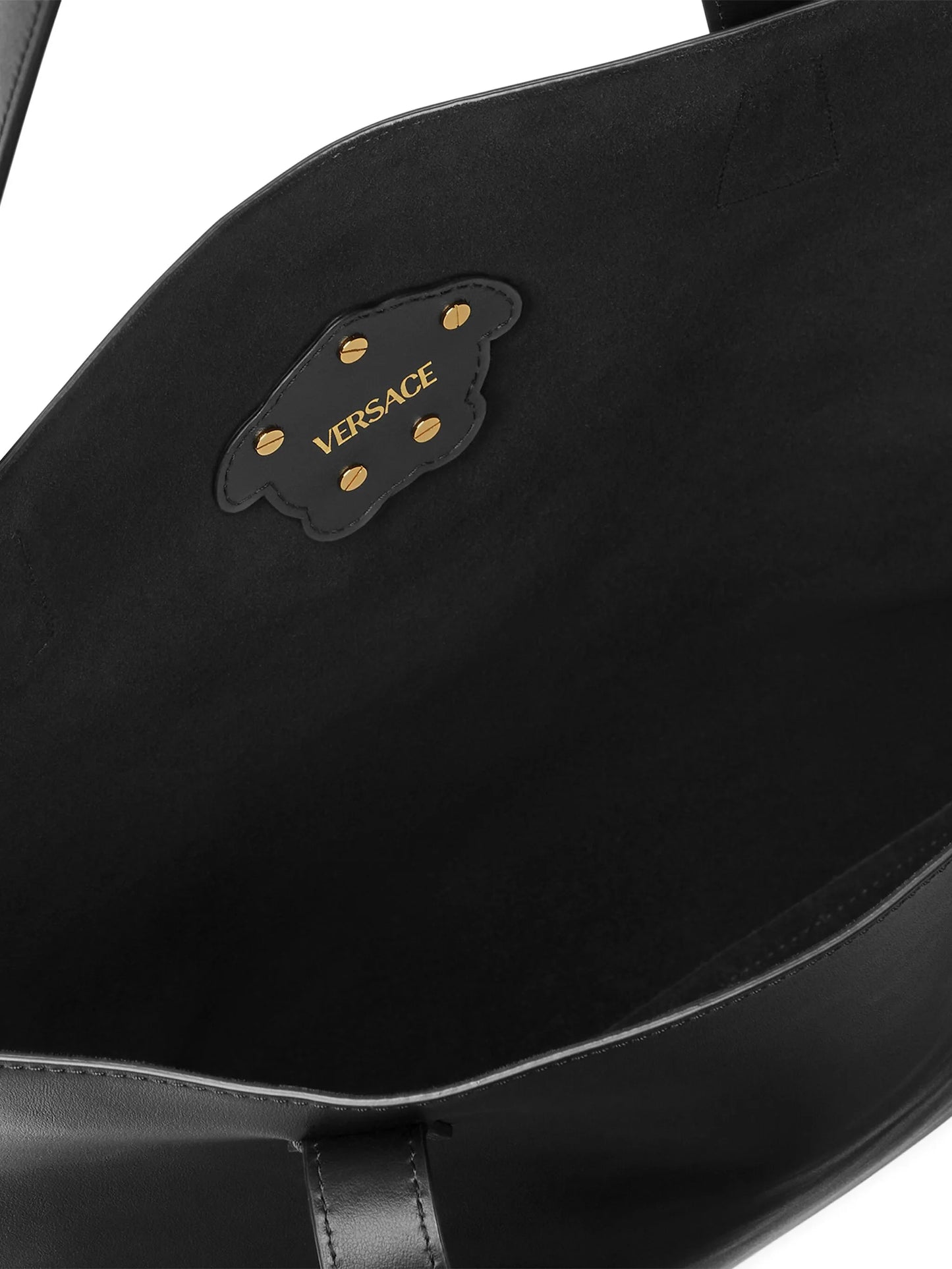 Versace Black La Medusa Tote Bag