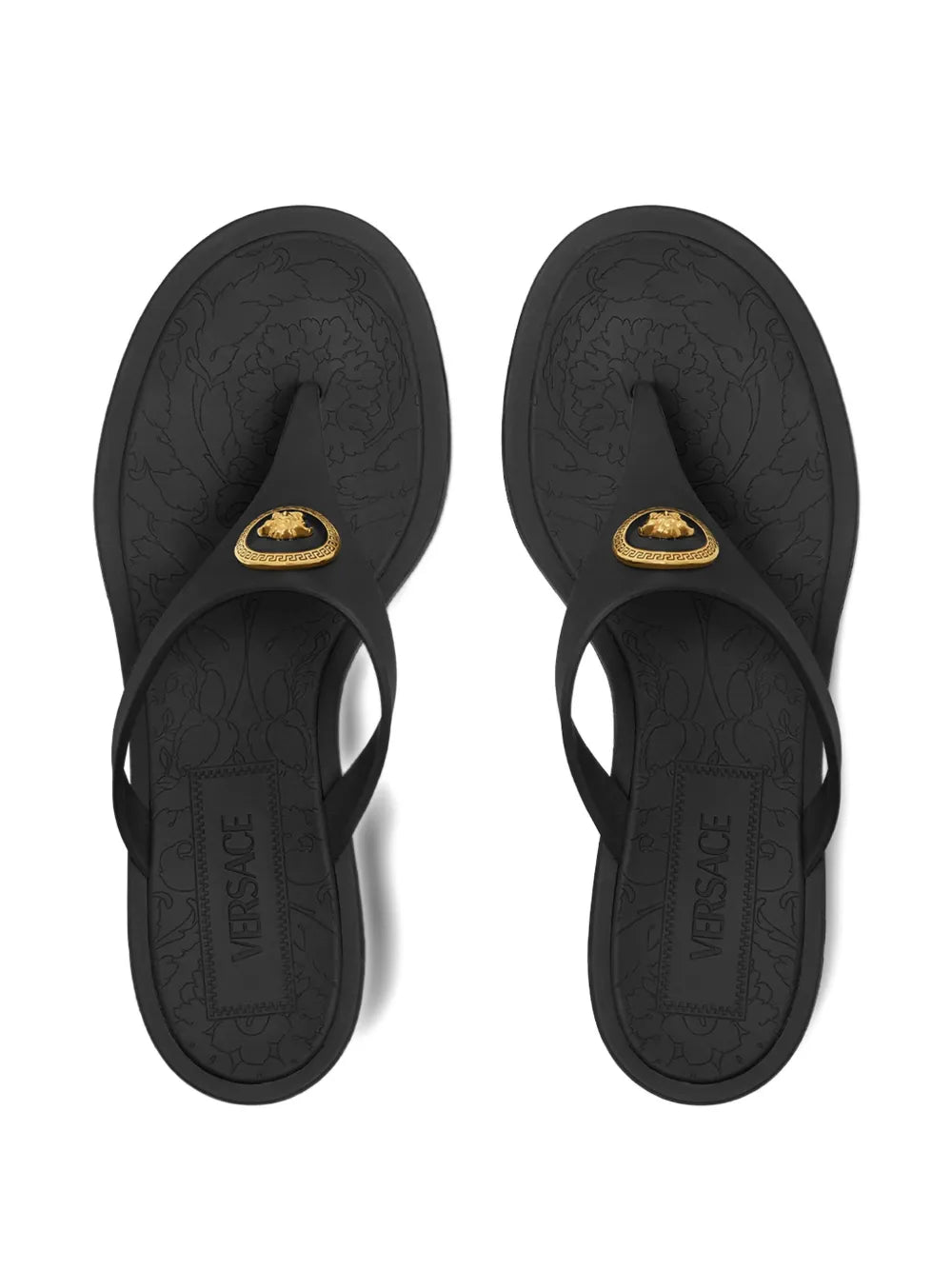 Versace Black 55mm Alia Mules