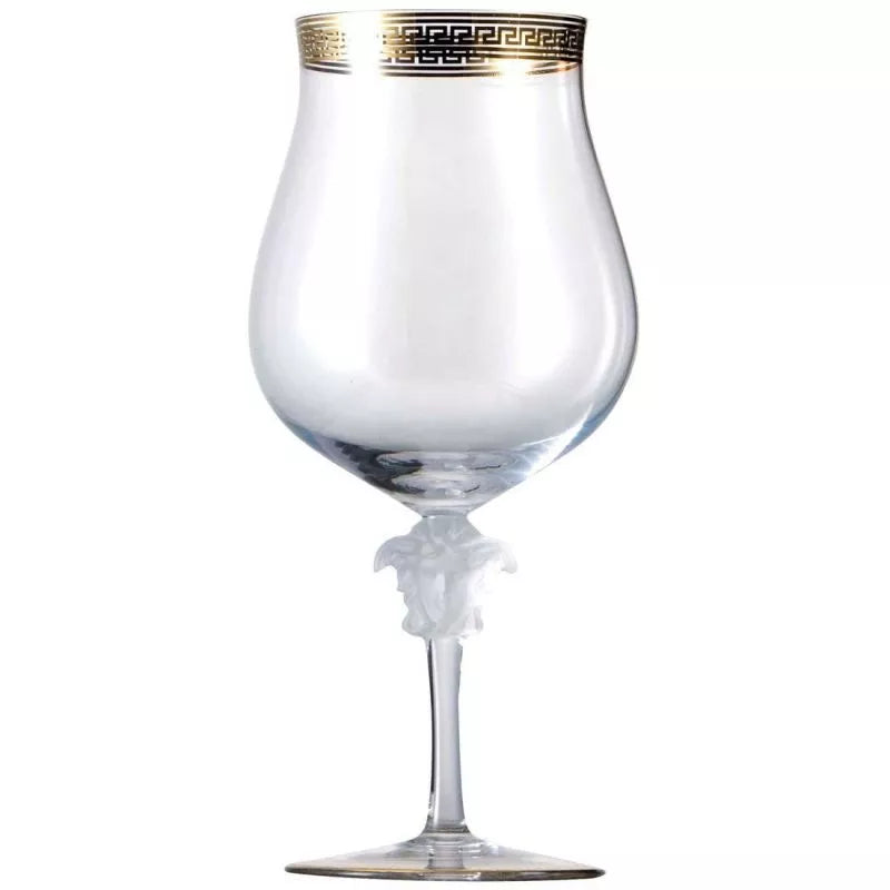 Versace x Rosenthal Medusa D'Or Brandy Glass – David Lawrence Versace x Rosenthal Medusa D'Or Brandy Glass – David Lawrence