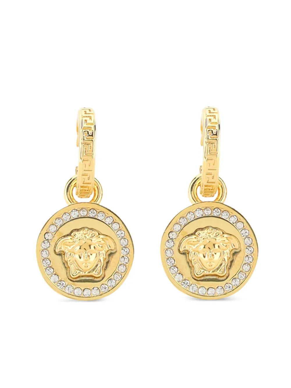 Versace Crystal La Medusa Earrings