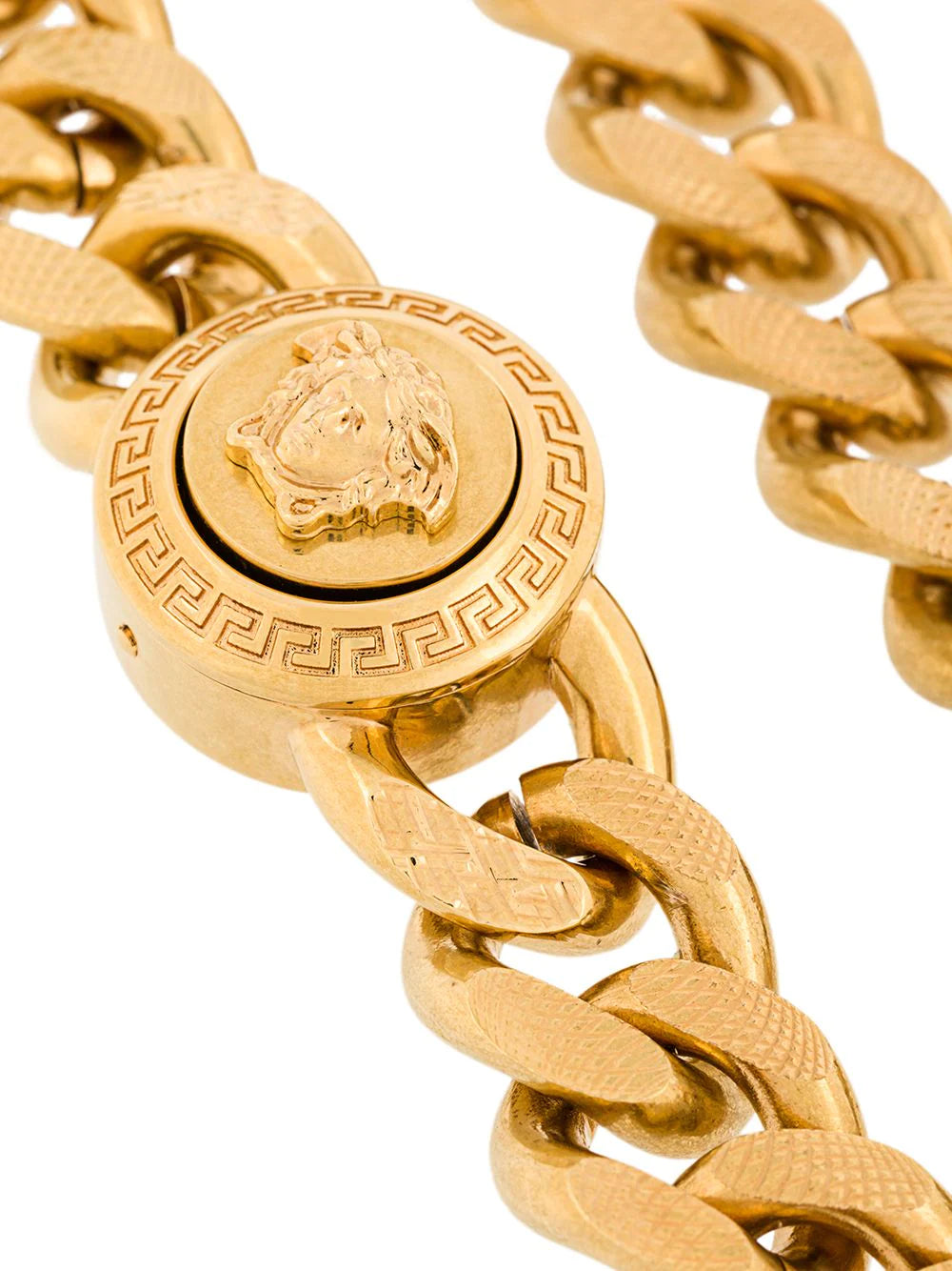 Versace Medusa Flat Chain Link Bracelet