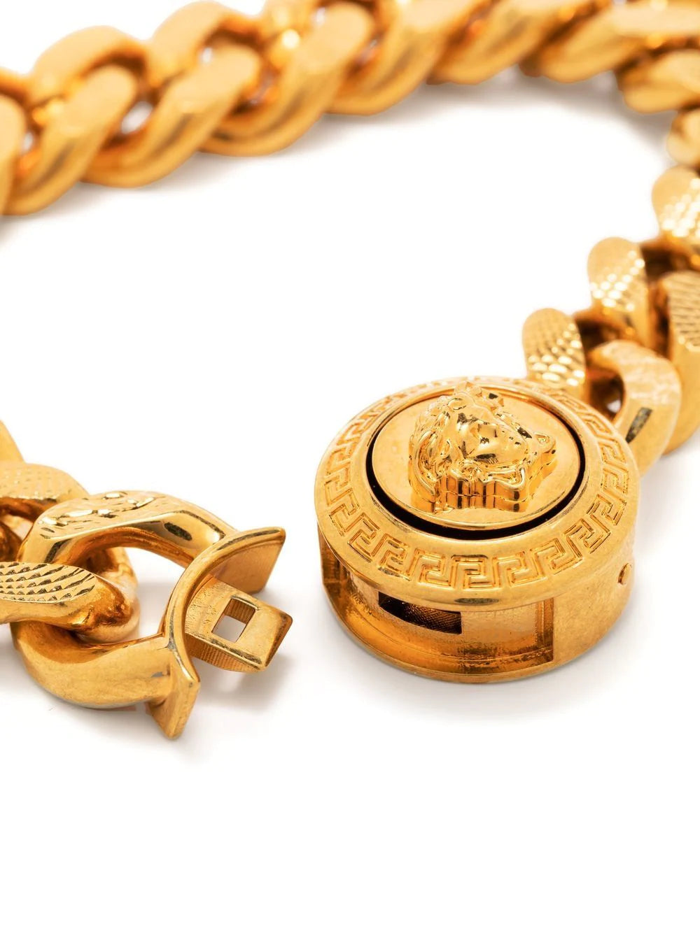 Versace Medusa Flat Chain Link Bracelet
