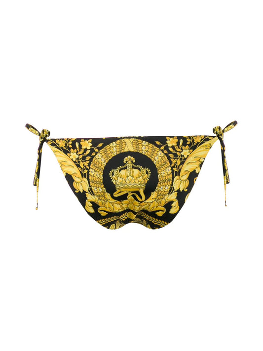 Versace Baroque Rose Bikini Bottoms