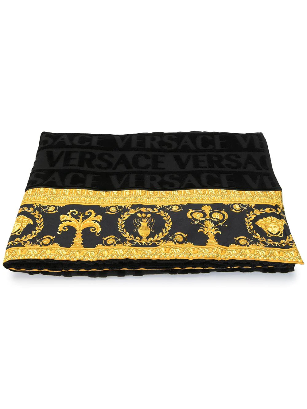 Versace Baroque Print Beach Towel