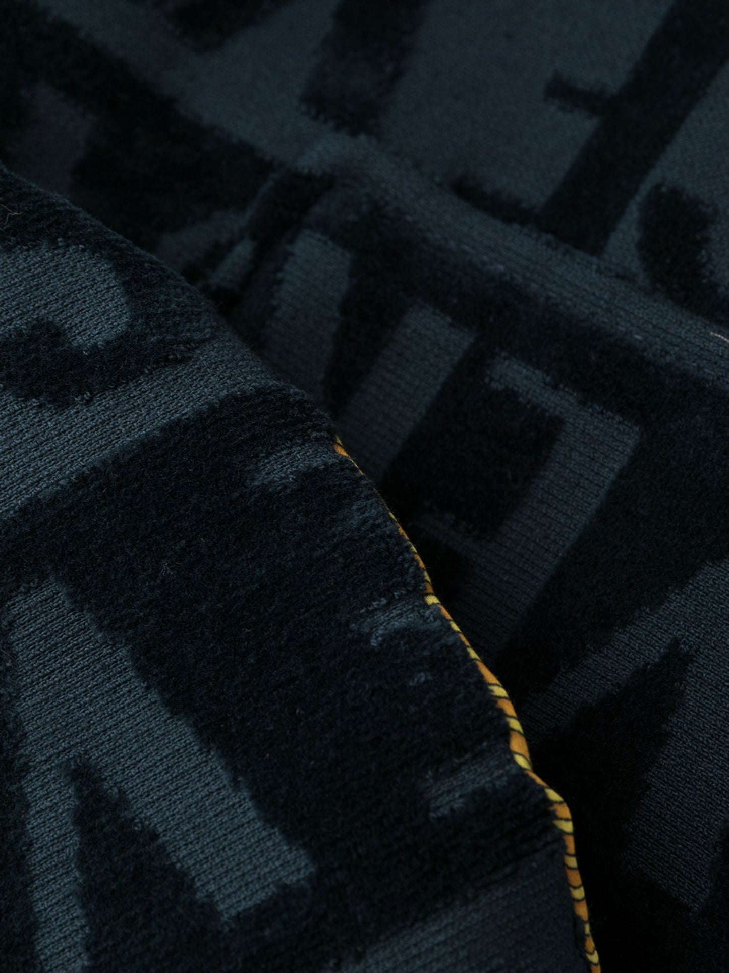 Versace Navy I ♡ Baroque Trim Bathrobe