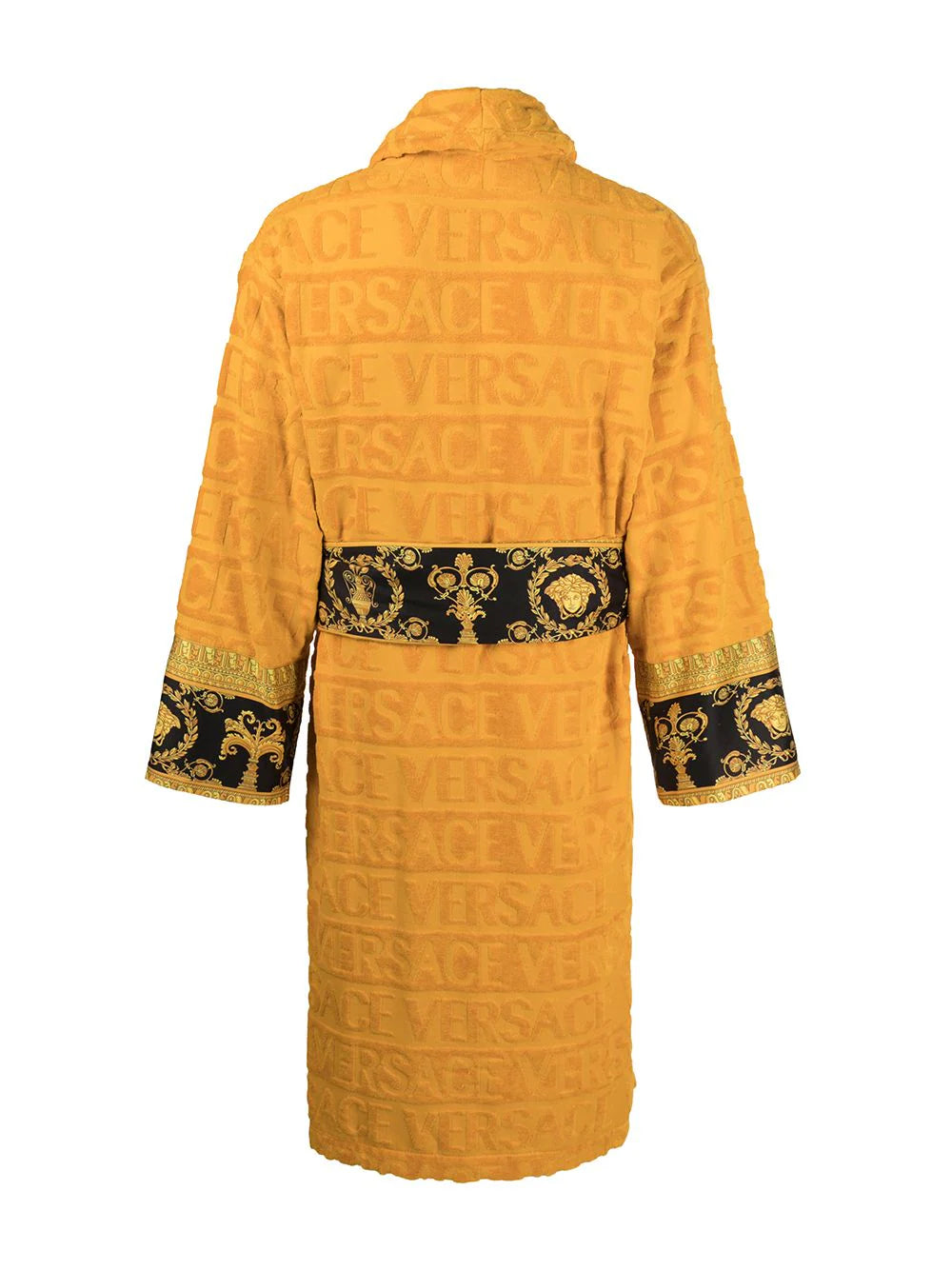 Versace Gold I ♡ Baroque Trim Bathrobe