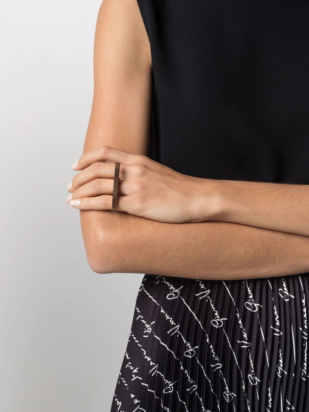 Versace Greca Duster Ring