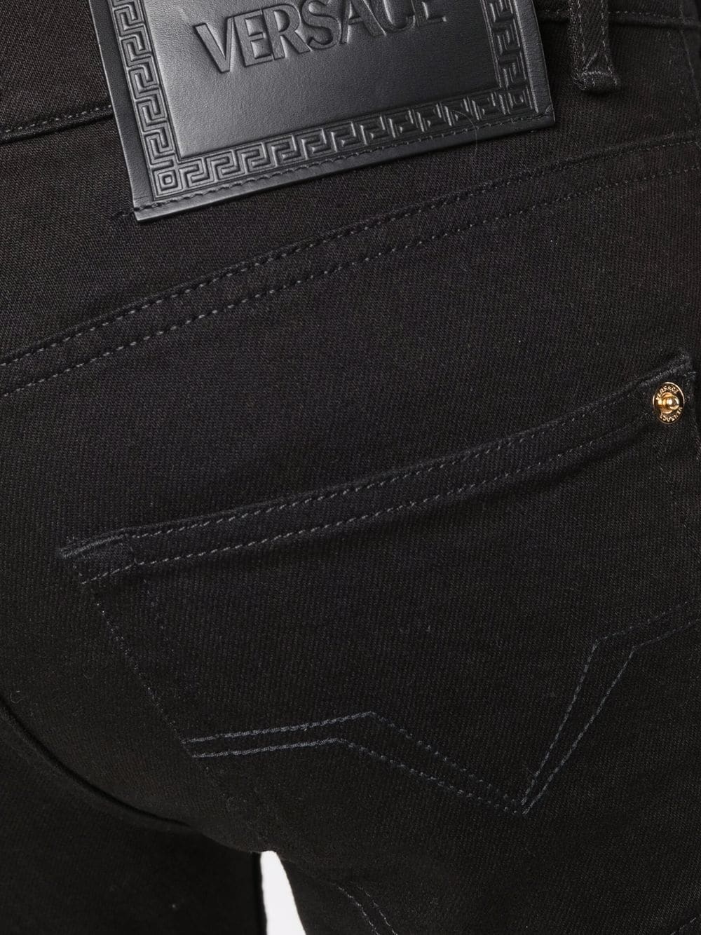 Versace Black Skinny Cut Jeans