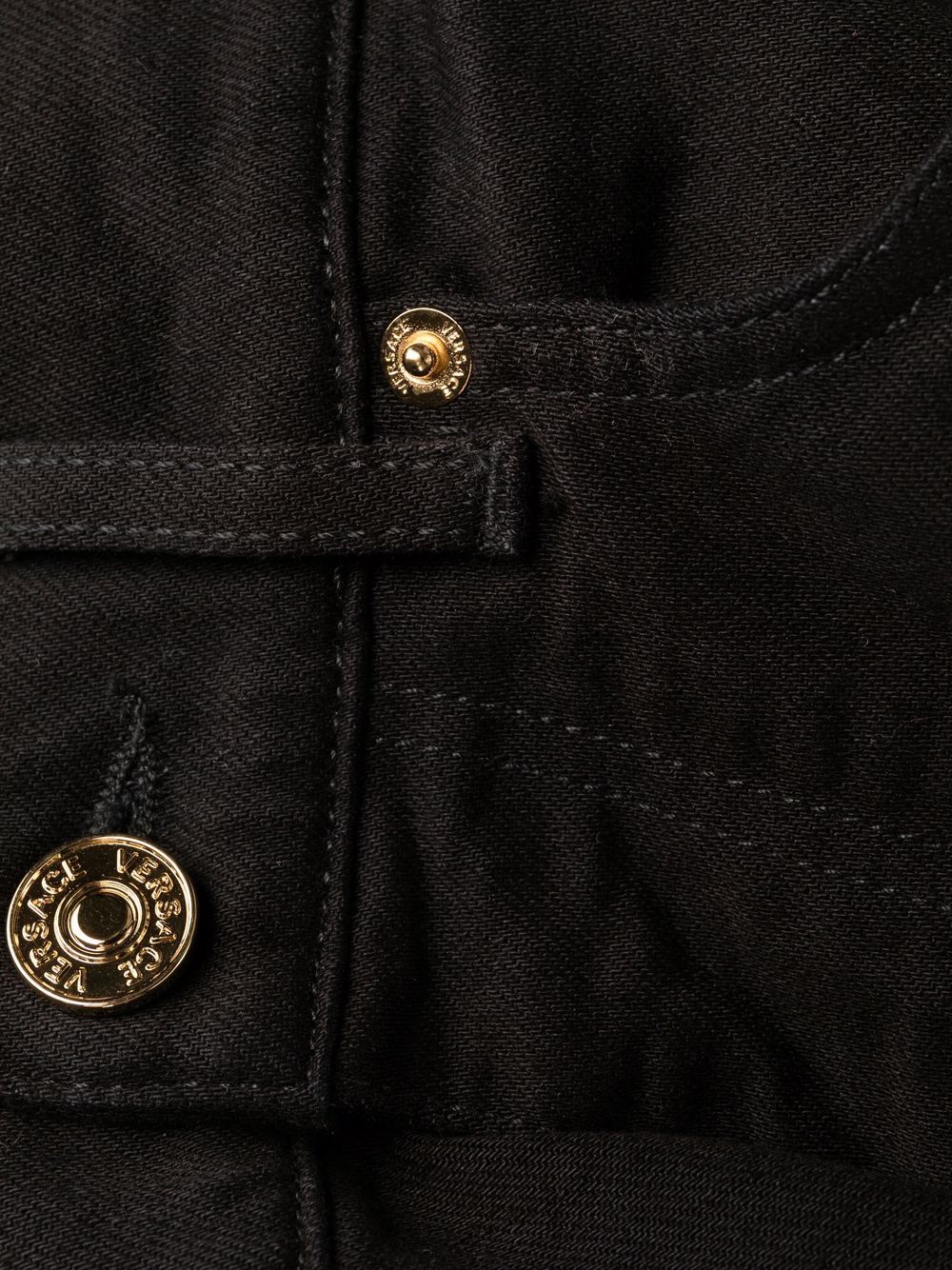 Versace Black Skinny Cut Jeans