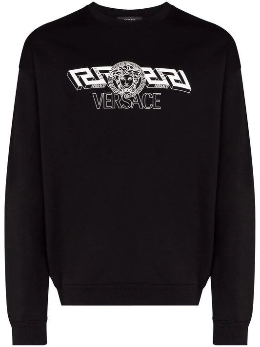 Versace Black Medusa Greca Key Sweatshirt