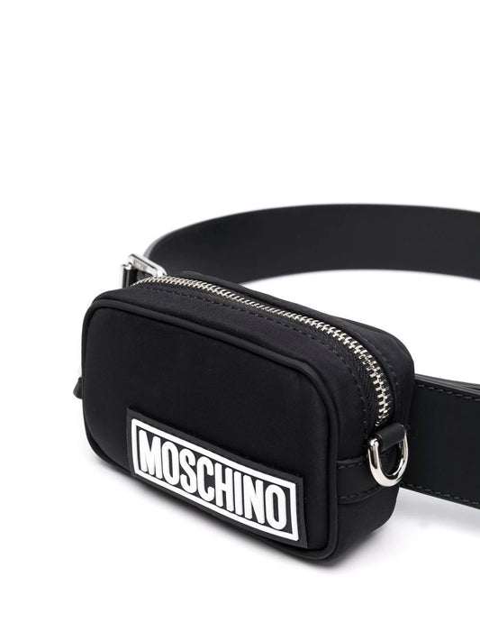 Moschino Black Belt Bag