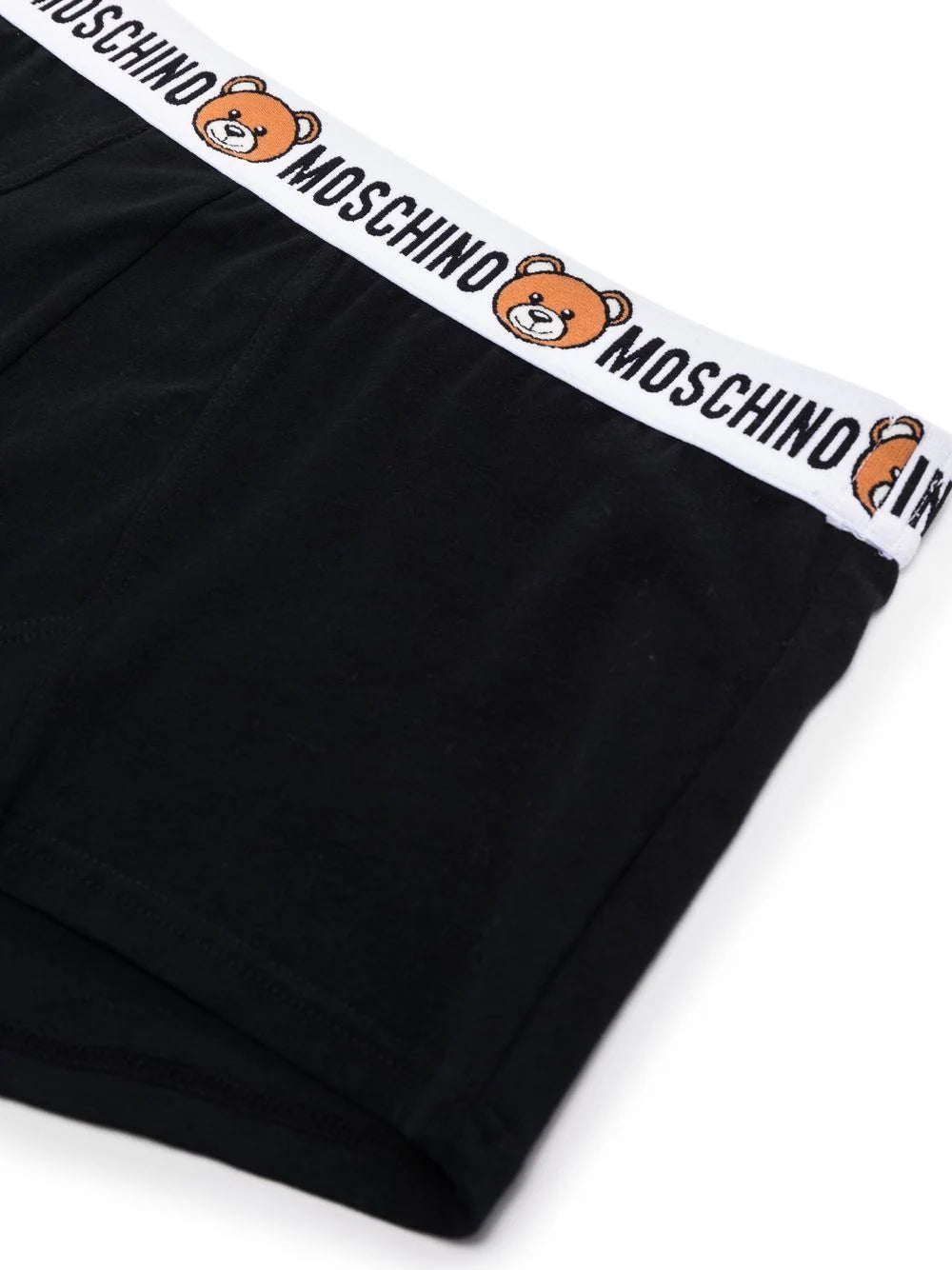 Moschino Black Bi-Pack Teddy Logo Boxers