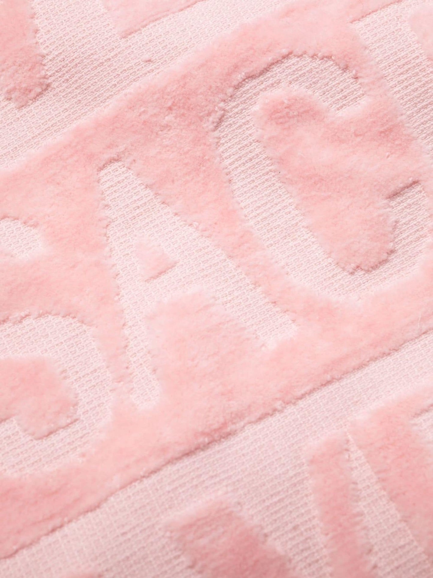 Versace Pink I Love Baroque Trim Bathrobe
