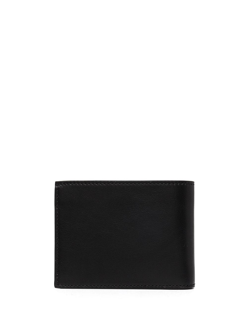 Moschino Logo Plaque Leather Wallet