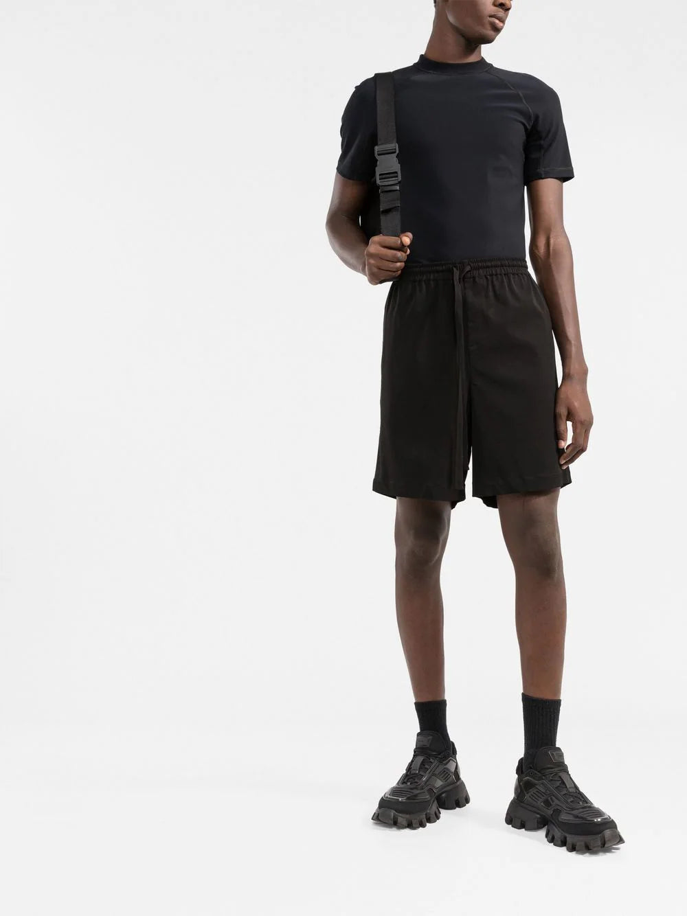 Balmain Black Crew Neck Shirt