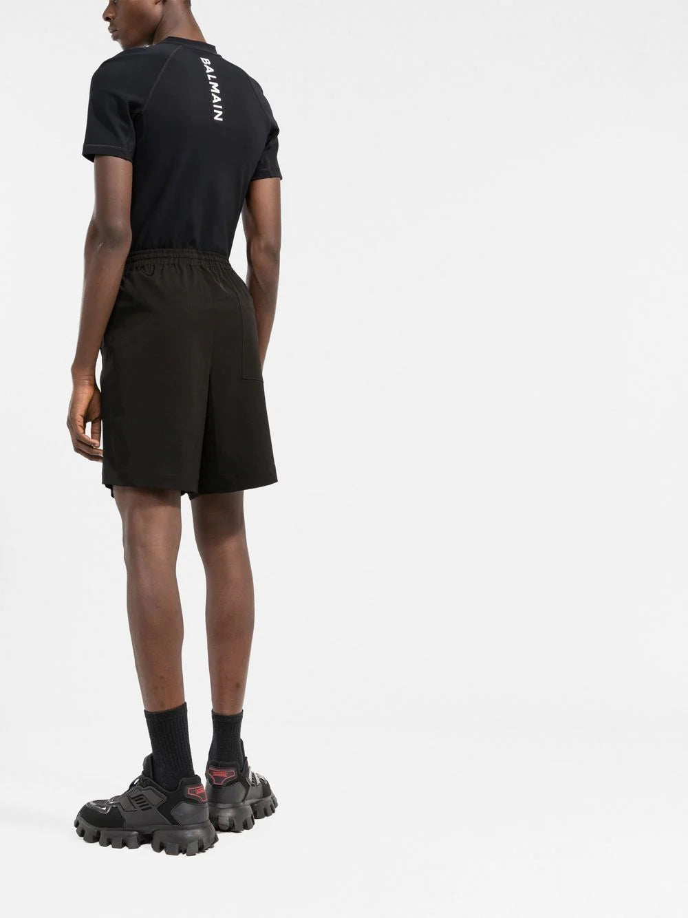 Balmain Black Crew Neck Shirt