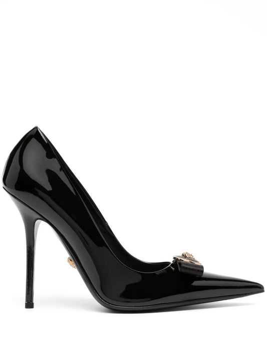 Versace Black Ribbon Pumps