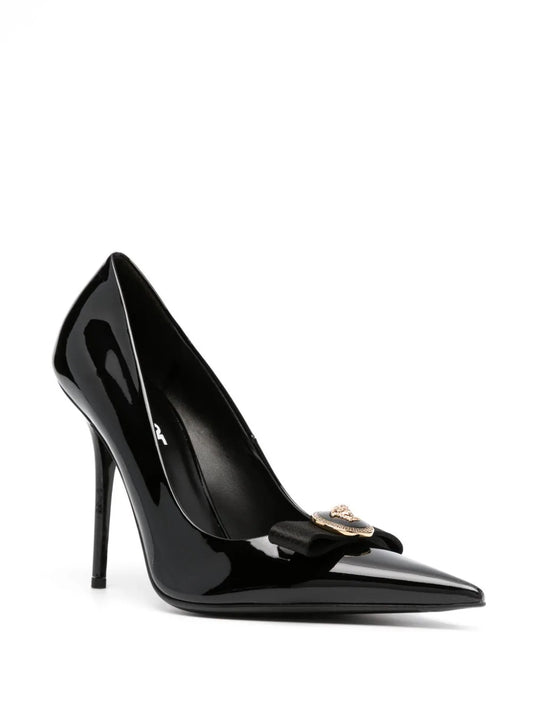 Versace Black Ribbon Pumps