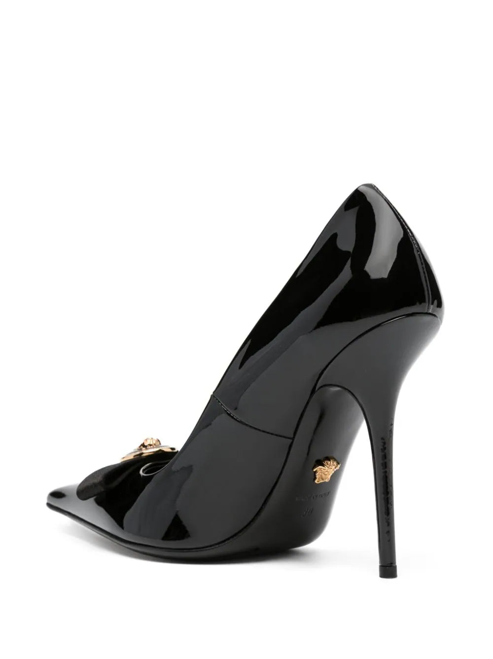 Versace Black Ribbon Pumps