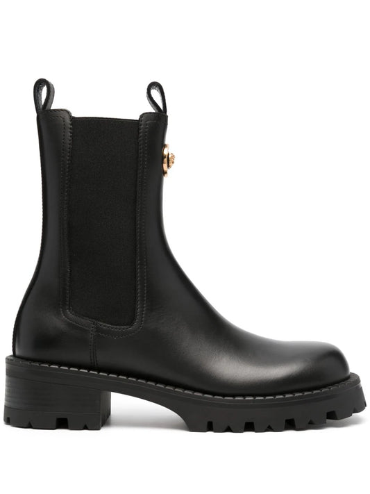 Versace Black Vagabond Chelsea Boots