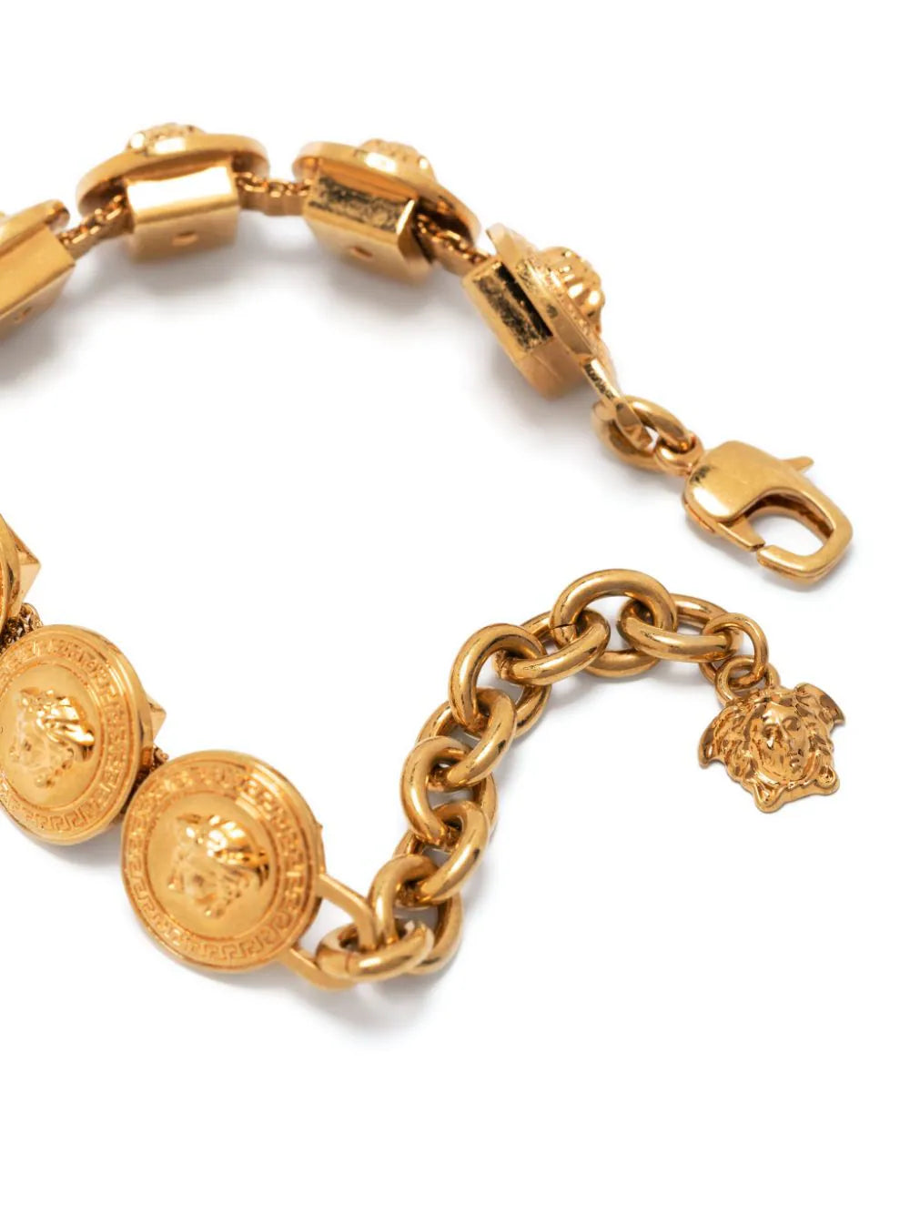 Versace medusa gold tone chain factory bracelet