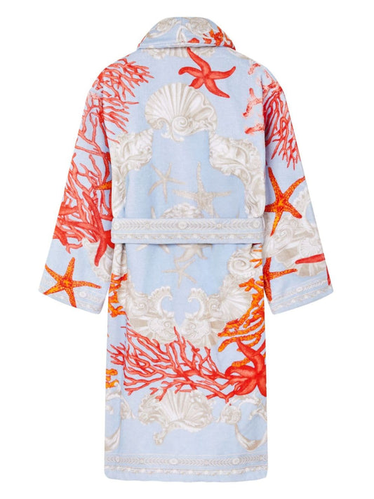 Versace La Mer Blue Bathrobe