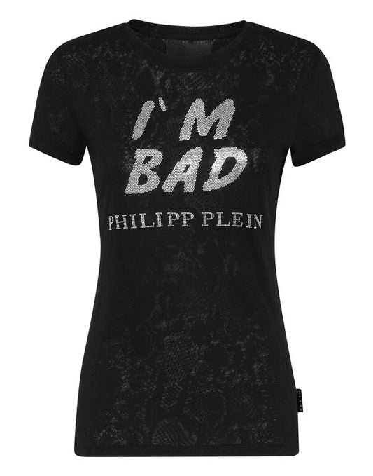 Philipp Plein Crystal "I'm Bad" T-shirt