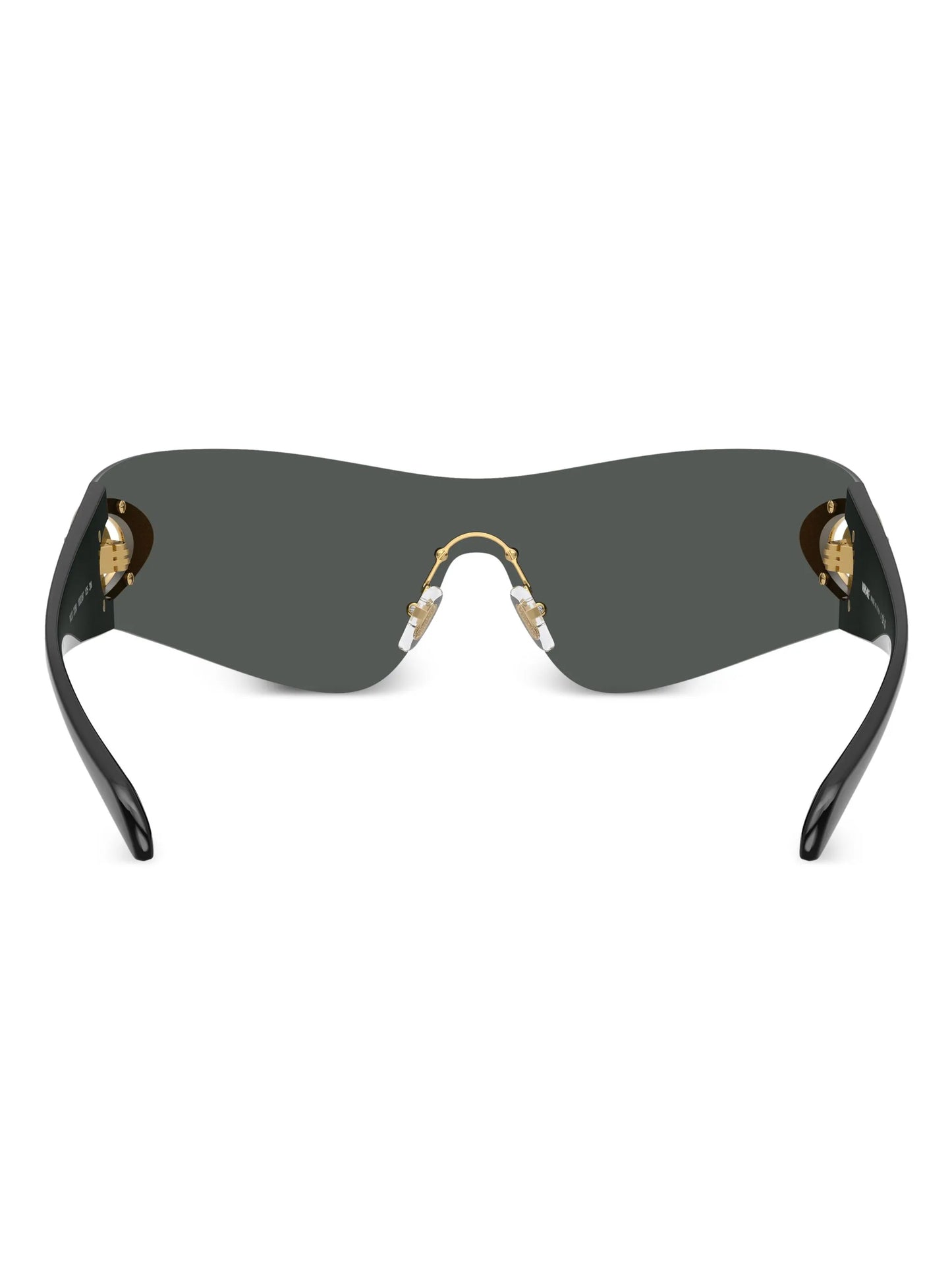 Versace Black Eclipse Wrap Sunglasses
