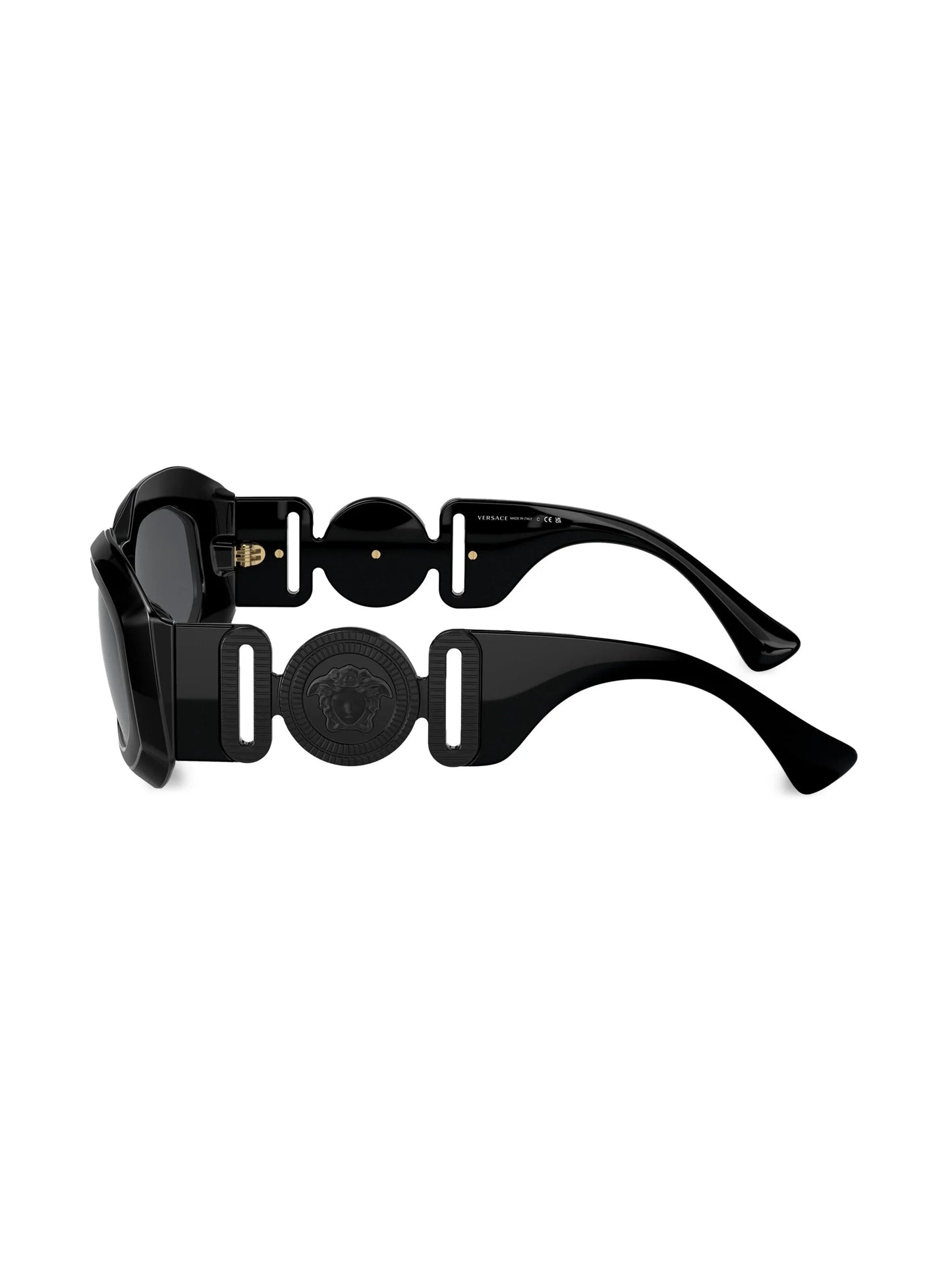 Versace Black Maxi Medusa Biggie Sunglasses