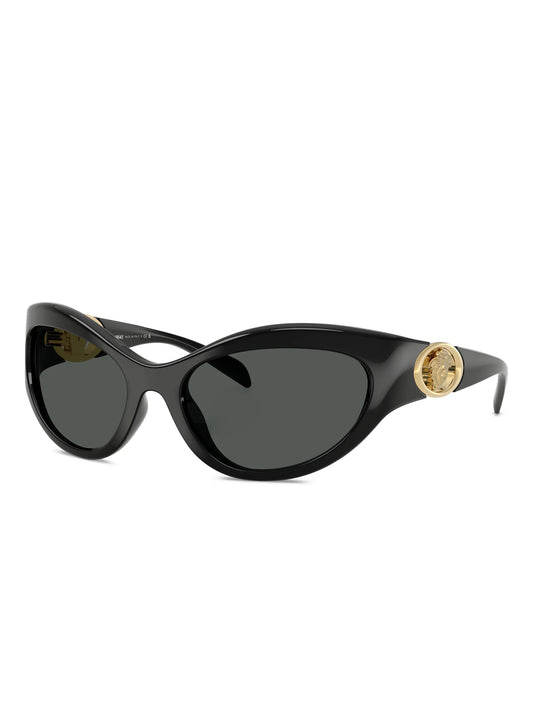 Versace Black Eclipse Cat-Eye Sunglasses