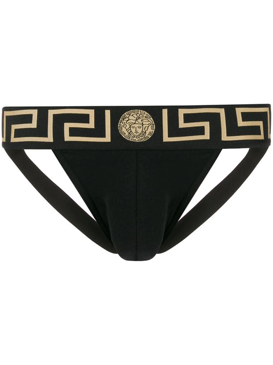 Versace Greek Key Jock Strap