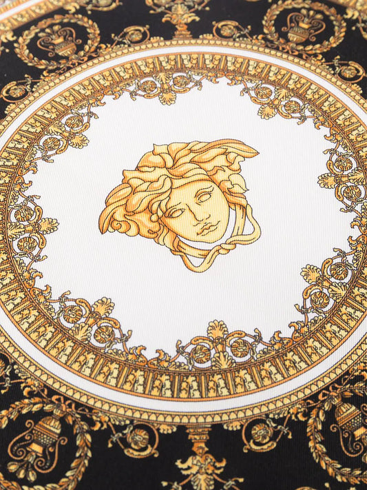 Versace White I Love Barocco Silk Cushion
