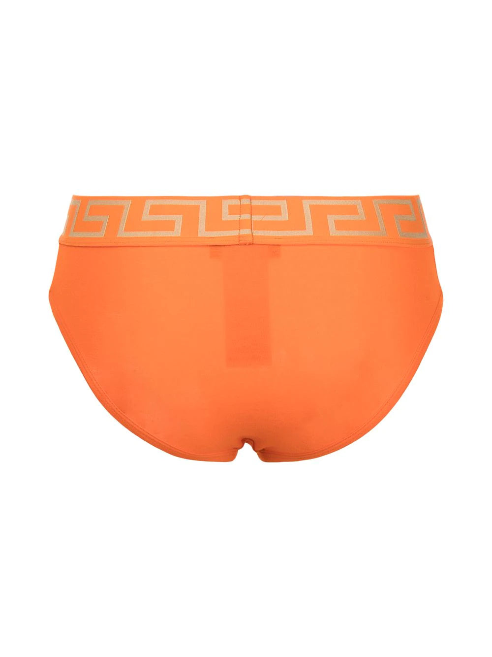 Versace Orange Greek Key Brief