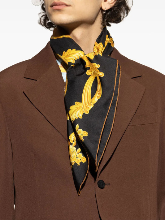 Versace Cameo Silk Scarf