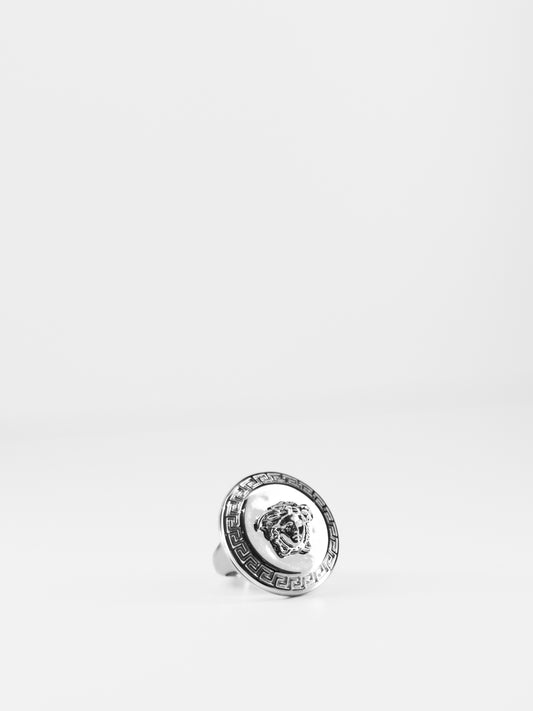 Versace Palladium Medusa Ring