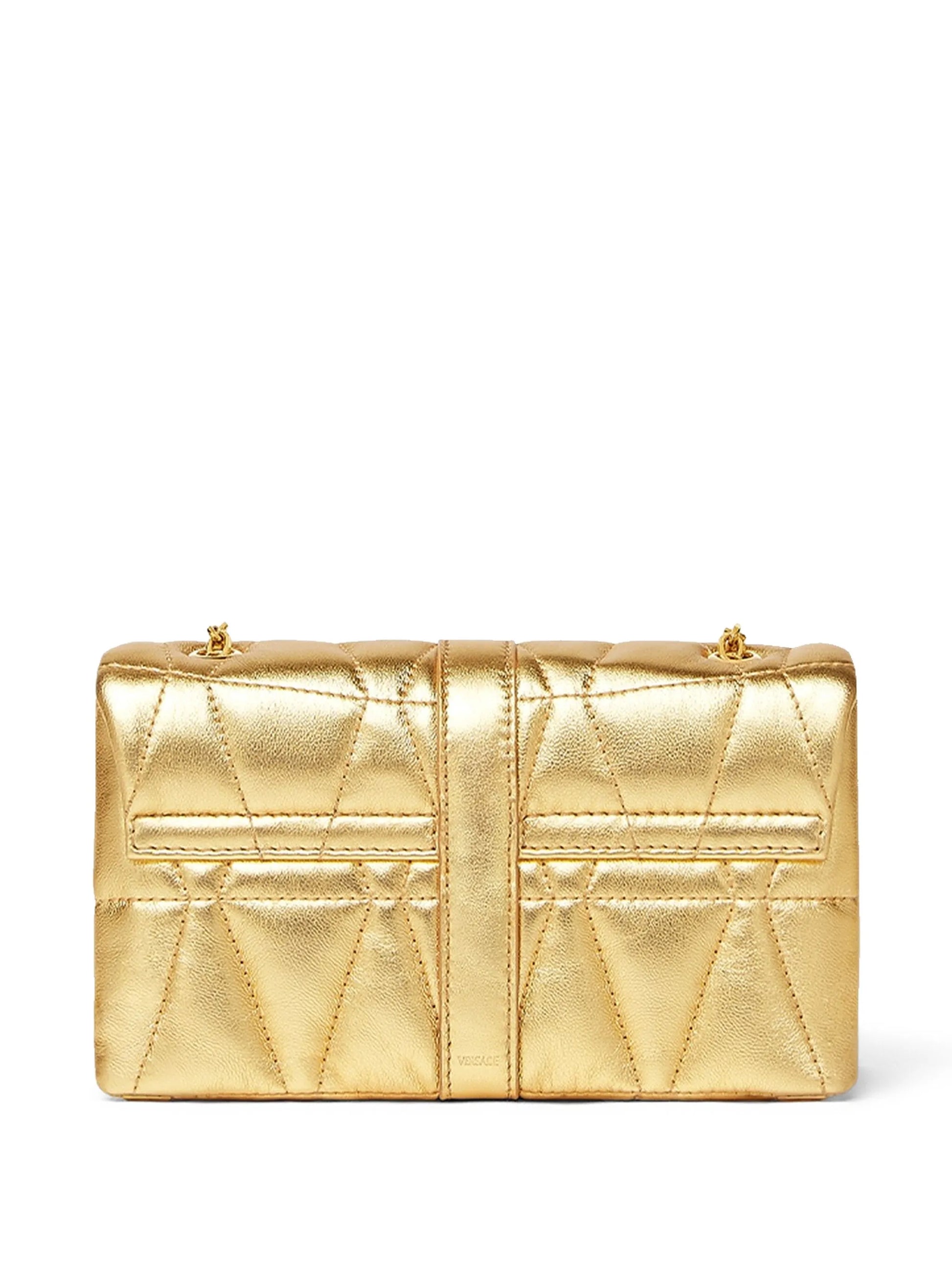 Versace Gold Nappa Mini Kleio Bag