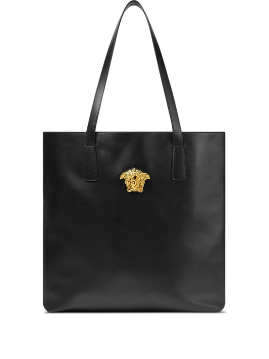 Versace Black La Medusa Tote Bag