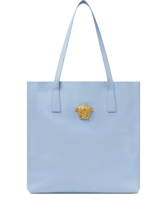 Versace Sky Blue La Medusa Tote Bag