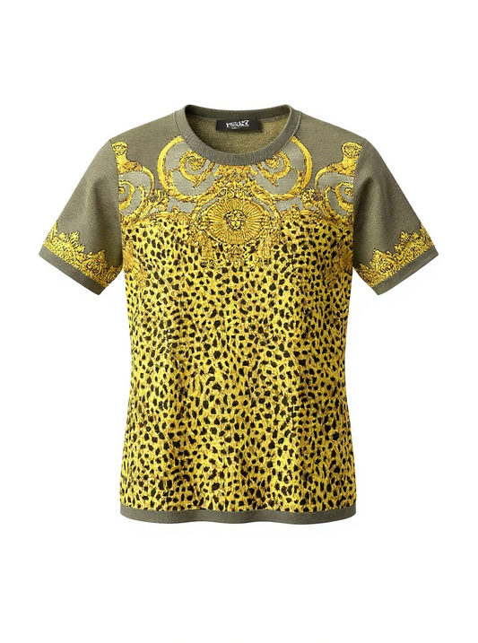 Versace Baroque Cheetah Knit