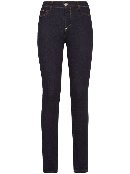 Philipp Plein Indigo High Waist Jean