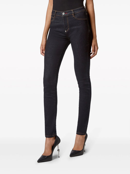 Philipp Plein Indigo High Waist Jean