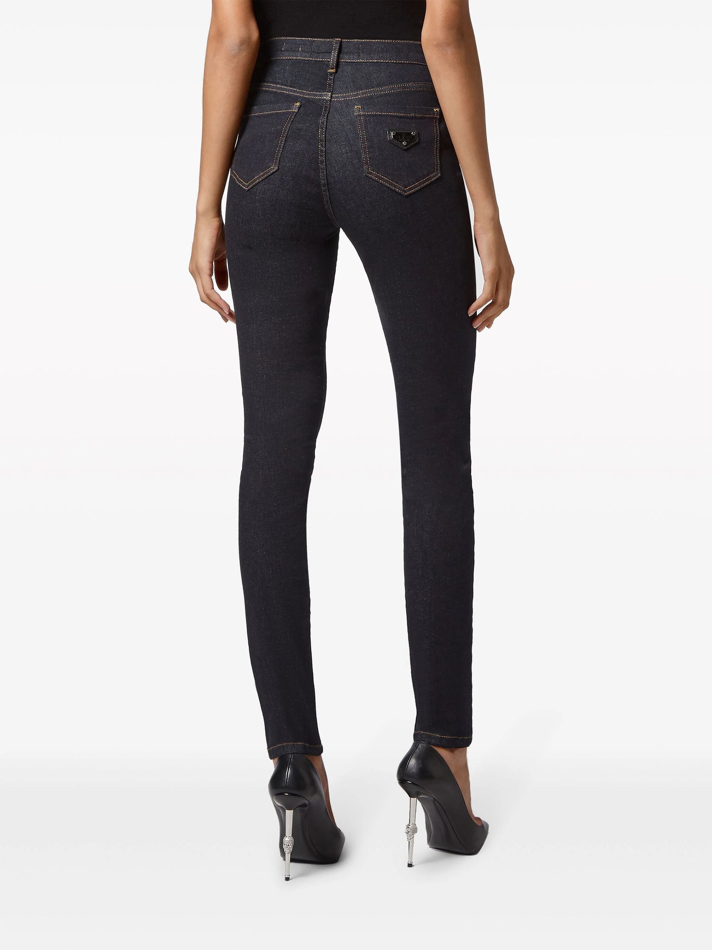 Philipp Plein Indigo High Waist Jean