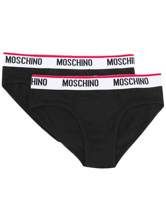 Moschino Underwear Boxer Man A4770 Print Teddy Bear Black E21MO44