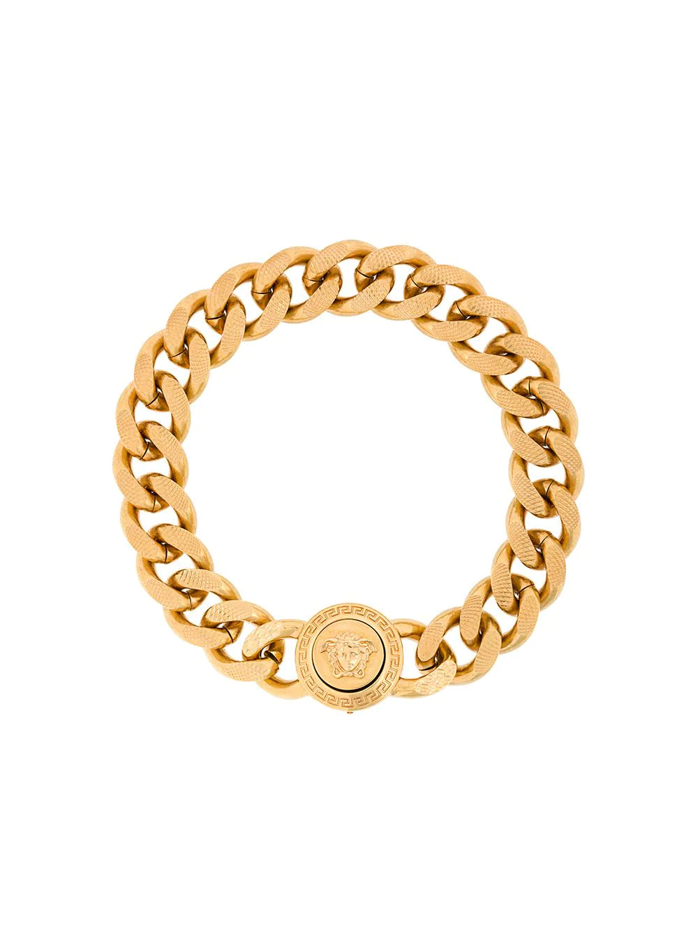 Versace Medusa Flat Chain Link Bracelet