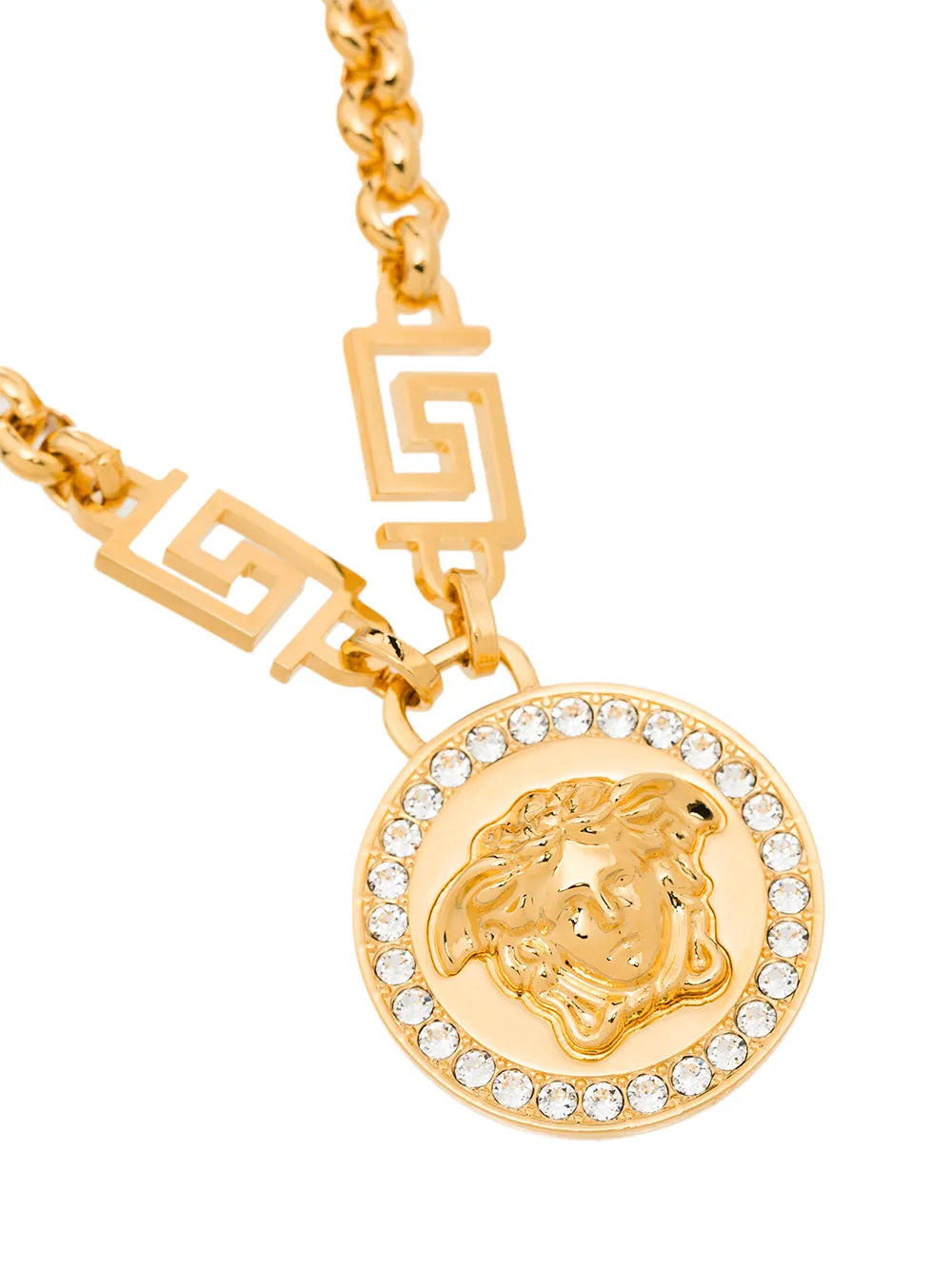 Versace Crystal La Medusa Necklace