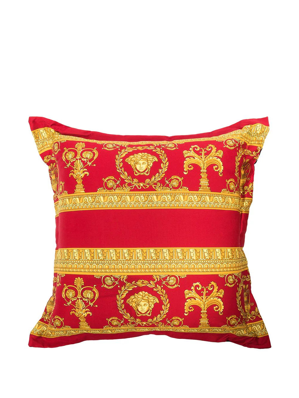 Versace Black/Red/Gold I ♡ Baroque Double-face Cushion