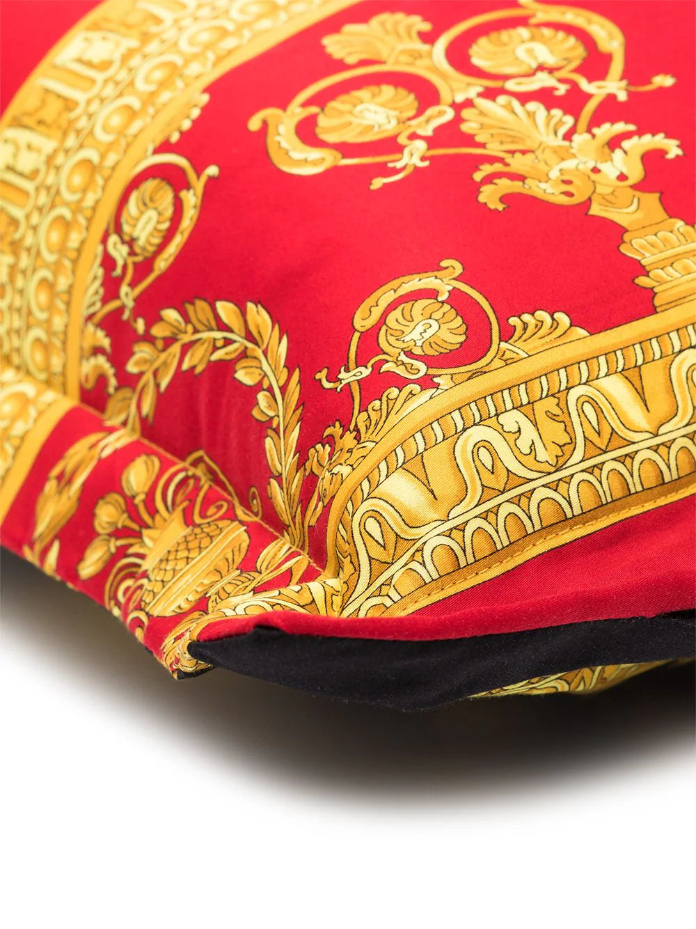 Versace Black/Red/Gold I ♡ Baroque Double-face Cushion