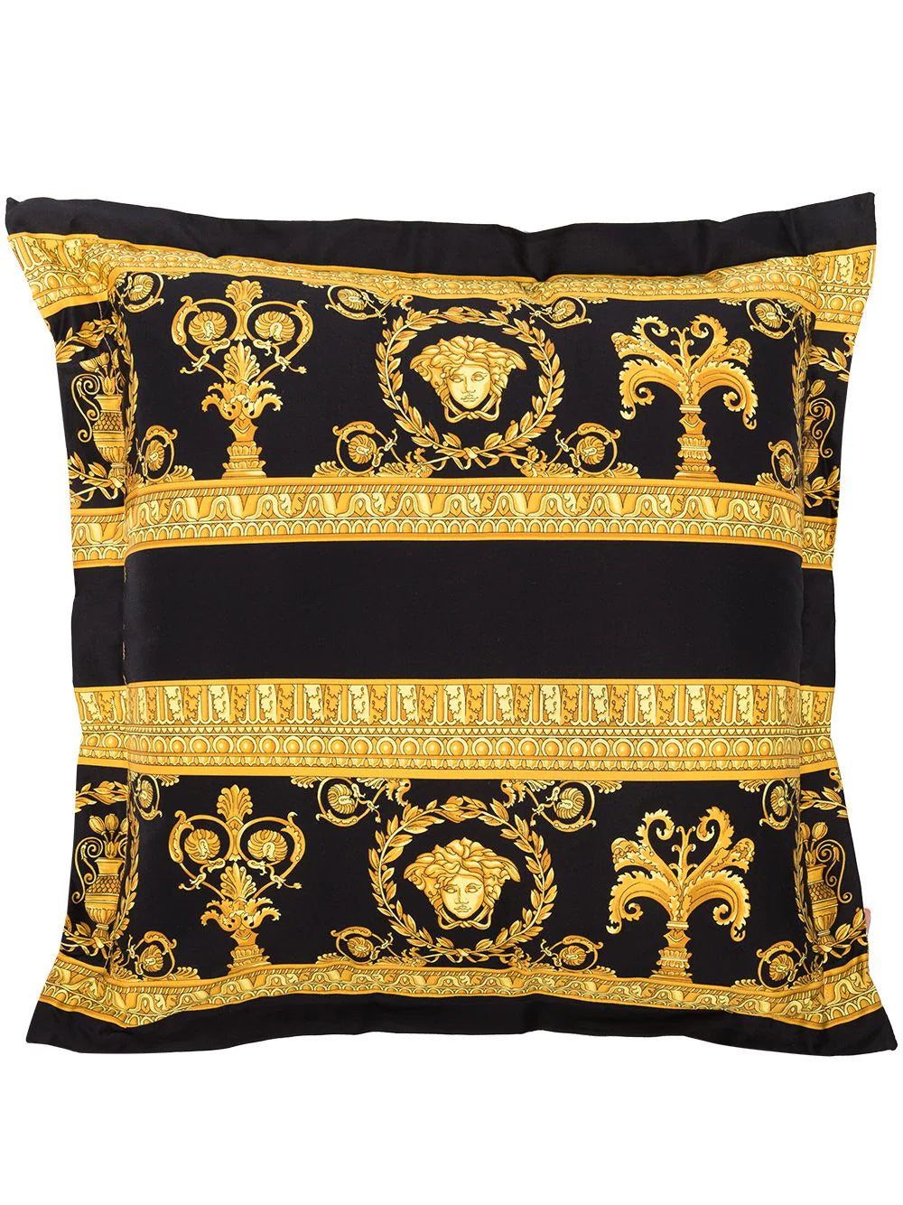 Versace Black/White/Gold I ♡ Baroque Double-face Cushion