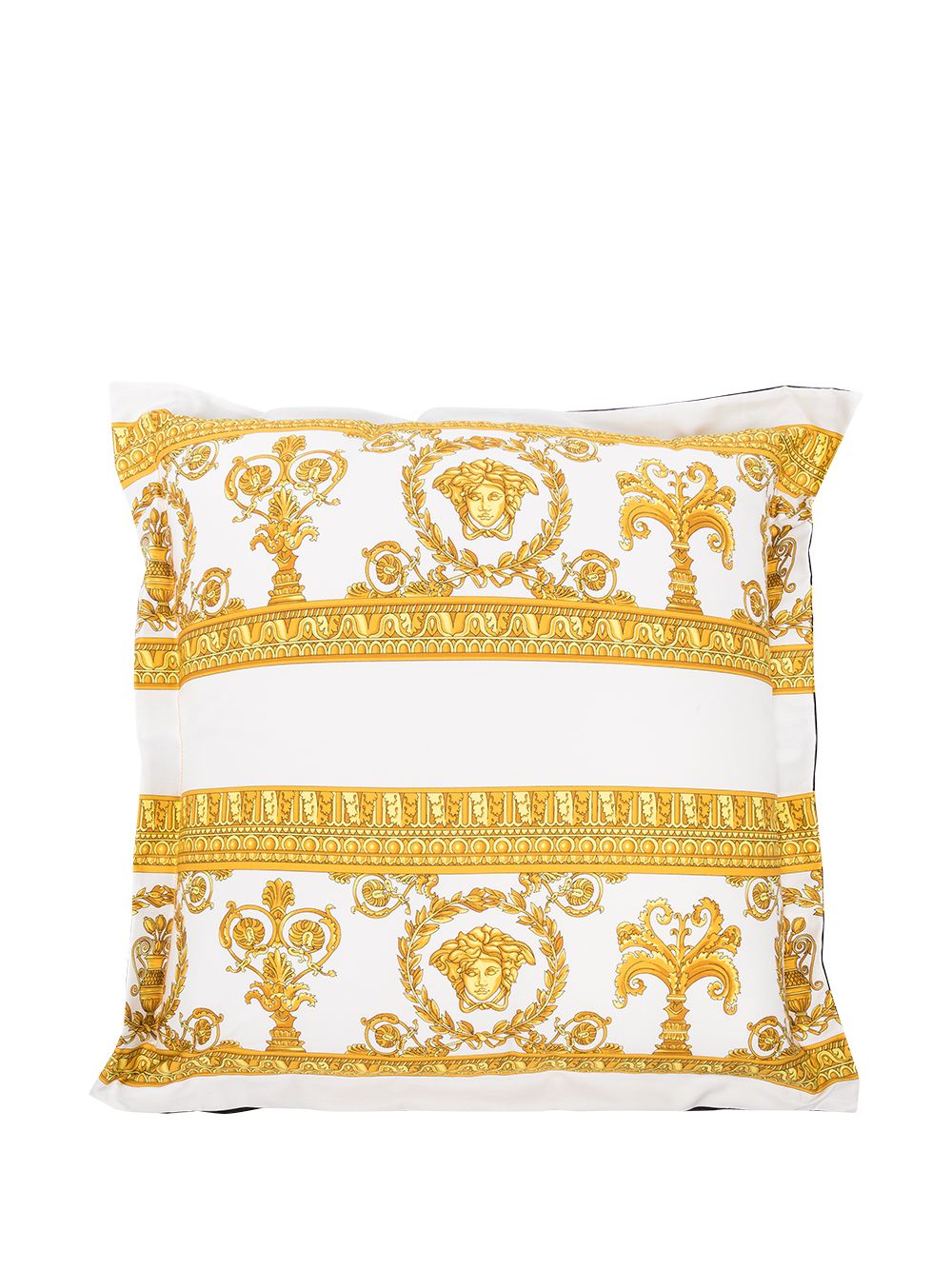 Versace Black/White/Gold I ♡ Baroque Double-face Cushion